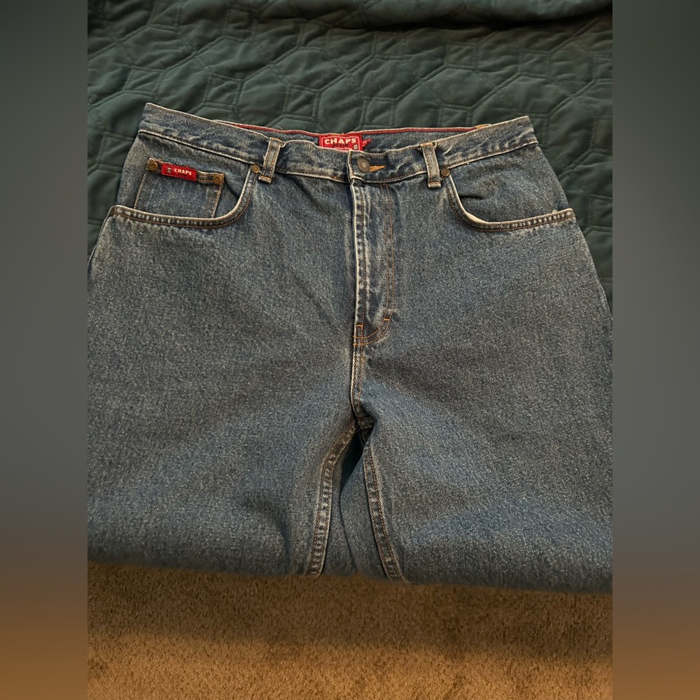 Chaps vintage Relaxed/loose fit denim jeans men’s size 33x28 (altered)